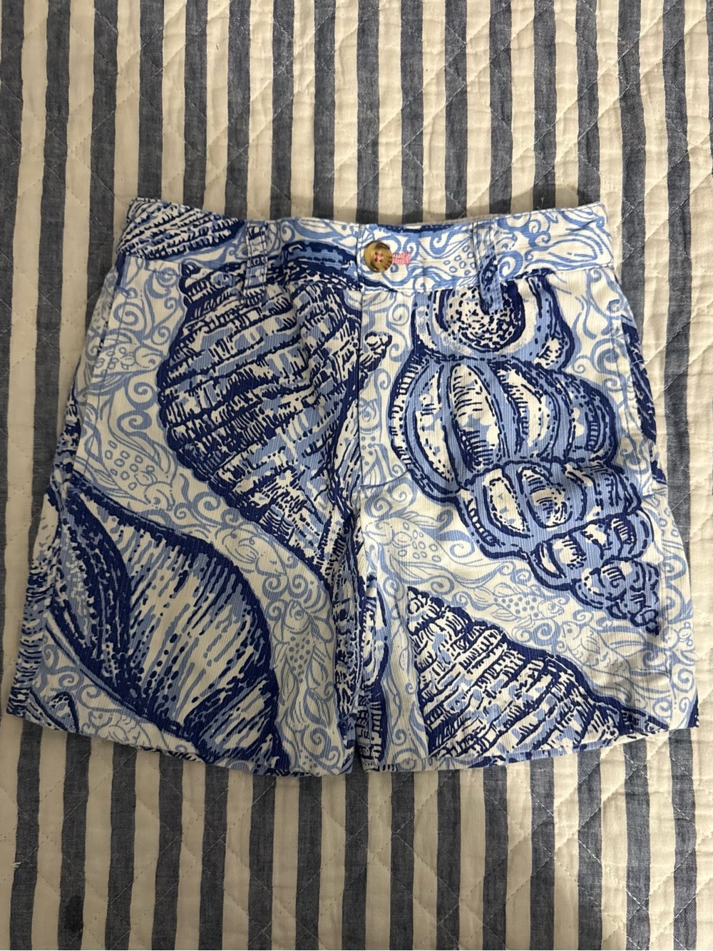Lilly Pulitzer Beaumont Stuffed Shells Print Boys' Shorts